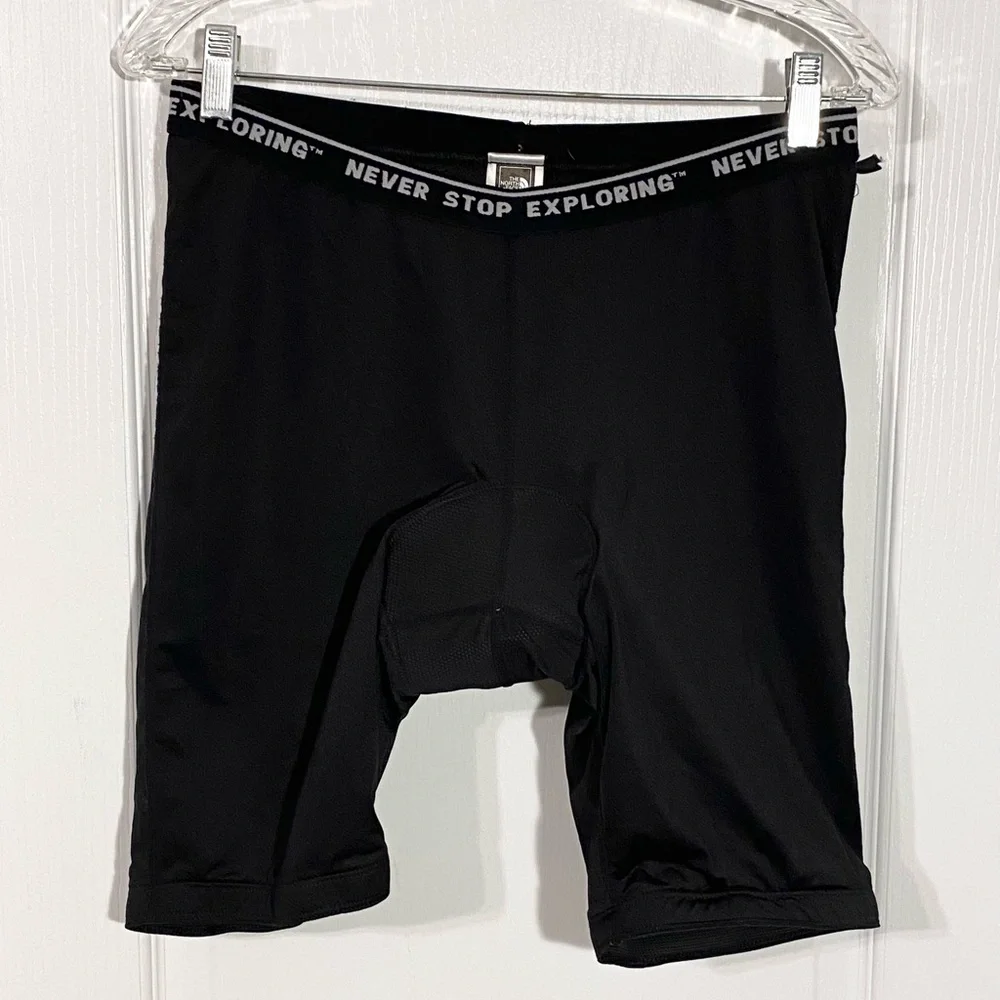 The North Face Padded Base Layer Cycling Shorts Black Men's Large